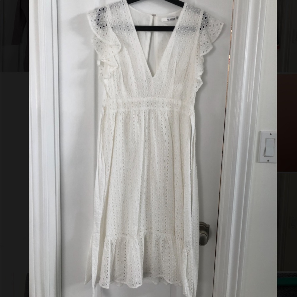 Eyelet lace dress